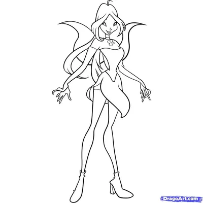 winx drawings - Google Search | Раскраски, Рисунок листа, Рисование