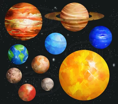 Цвет поверхности всех планет Солнечной системы. Сенсация.