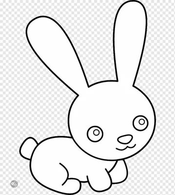 Картинки кроликов для срисовки - Картинки для срисовки