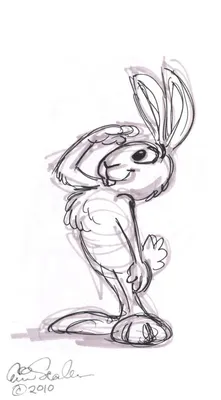 Картинки и рисунки кроликов для срисовки