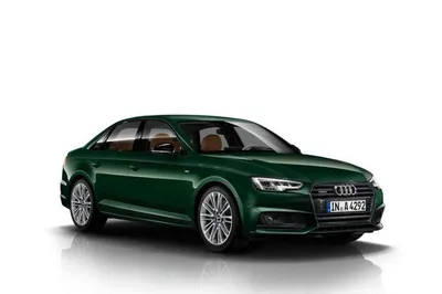 Новый седан Audi A4 эксклюзивного зелёного цвета не пришёлся по душе  покупателям