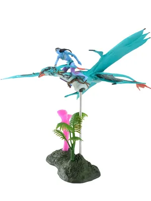 Купить фигурки McFarlane Toys Аватар Нейтири на банши Avatar (на подставке,  23 см), цены на Мегамаркет