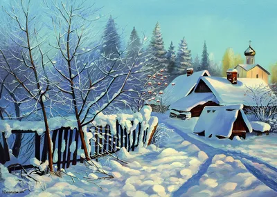 Русская деревня (@village_ru) • Фото и видео в Instagram | Пейзажи,  Пейзажная фотография, Зима