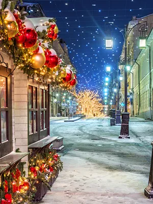 Photos Moscow Russia New year Manezhnaya Square Winter Snow 600x800