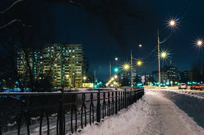 Зимний вечер в городе фотография автора КВИТКА фото номер 84794 фотка на  ФотоПризер