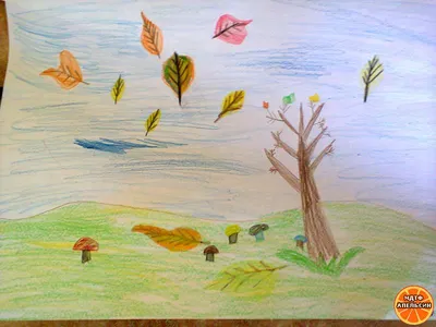 МДТФ «АПЕЛЬСИН» - Золотая осень ( цветные карандаши) - Буторин Никита -  Рисунок, живопись