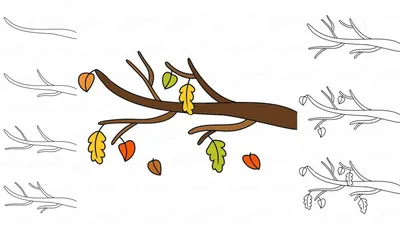 Как нарисовать золотую осень детям карандашами и красками: простые идеи с  фото - Handskill.ru