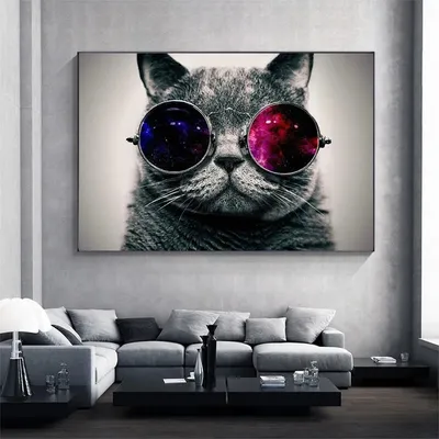 Кот в очках, стимпанк» — создано в Шедевруме