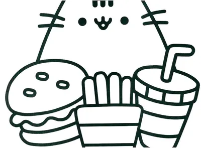 Изображение кавайных десертов для срисовки - рисунок на андроид в 4K разрешении