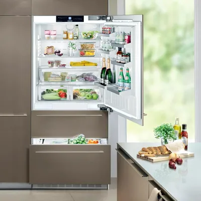 LG Объем 384 л | Холодильник LG с нижней морозильной камерой | Серый |  DoorCooling⁺™ | Linear Inverter Compressor | LG O`zbekiston