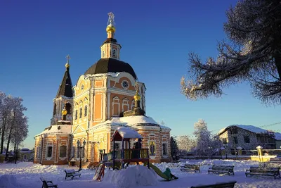 Сергиевский храм зимой. Фото. • Сергиевский храм