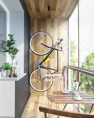 Хранение велосипеда: Где хранить велосипед в маленькой квартире | Houzz  Россия
