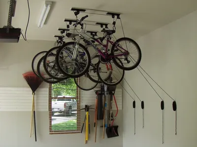 Хранение велосипеда – 5 вариантов крепления дома или в гараже. | Pro- велосипед | Дзен