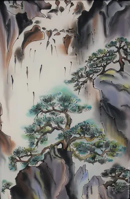 Китайская роспись картины человека Редакционное Фото - изображение  насчитывающей дом, картина: 144453746