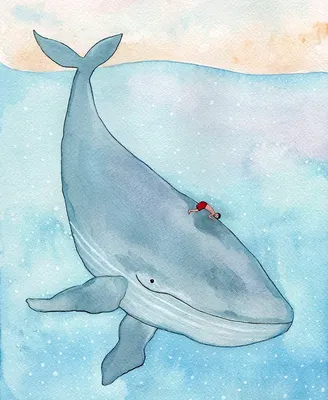 Мастер-класс по рисованию в смешанной технике «Веселый кит» для детей 5 лет  (11 фото). Воспитателям детских садов, школьным учителям и педагогам -  Маам.ру