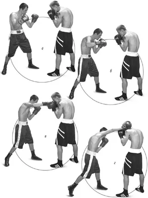 Комбинации ударов в боксе в картинках фотографии