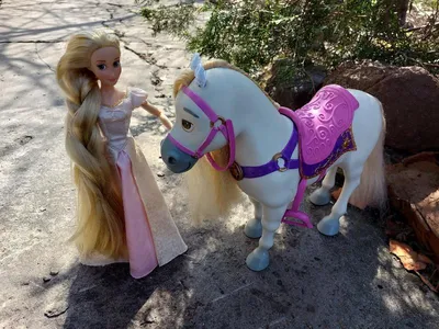 Набор \"Мерида и конь\" + Кукла Рапунцель с волшебными волосами купить в  интернет-магазине MegaToys24.ru недорого.