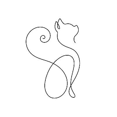 рисунок животного коллекция кошка контур ассортированные векторные плоские  иконы иллюстрации кошки Иллюстрация вектора - иллюстрации насчитывающей  пушисто, кот: 242753419