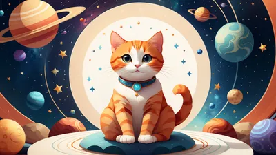 красивые картинки :: космос :: кот :: арт / картинки, гифки, прикольные  комиксы, интересные статьи по теме.