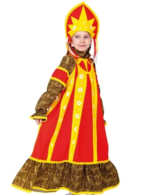 Купить карнавальный костюм Карнавалофф Масленица, цв. желтый р.116, цены на  Мегамаркет | Артикул: 600002499341
