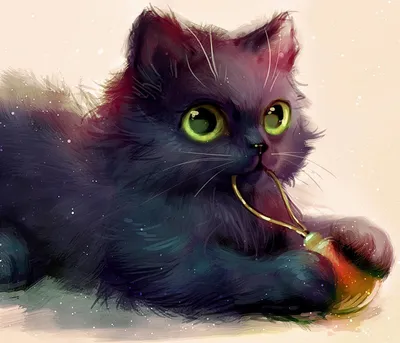 Милый котик карандашом - 75 фото