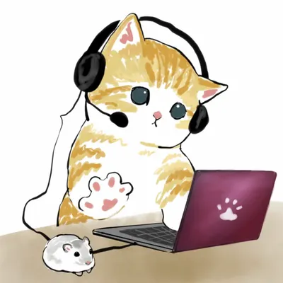 Миленький котик рисунок - 39 фото