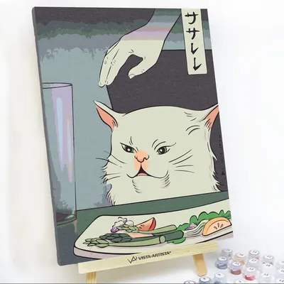 Толстый котик картина по номерам 40х40 Живопись по номерам 19956576 купить  за 603 ₽ в интернет-магазине Wildberries