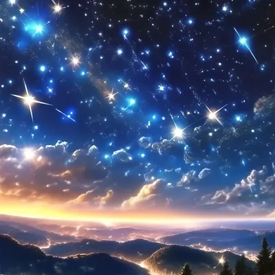 Звезды💫 красивые яркие милые звезды…» — создано в Шедевруме