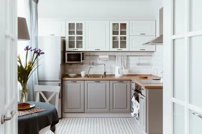 Дизайн интерьера кухни в хрущевке: 50 фотоидей ремонта, планировка,  полезные советы | ivd.ru