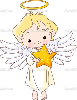 Красивые детские картинки ангелов с крыльями (54 фото) - 54 фото