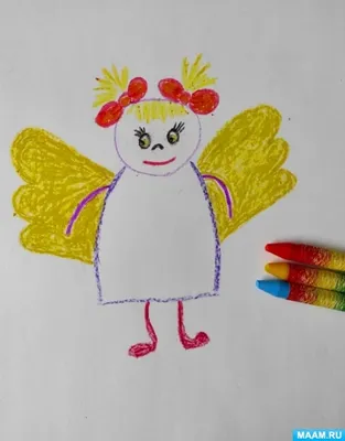 Раскраска Ангелочек для детей - 85 фото