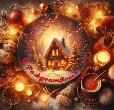 Английская ретро открытка с новым годом - инстапик | Веселого рождества,  Рождественские идеи, Открытки