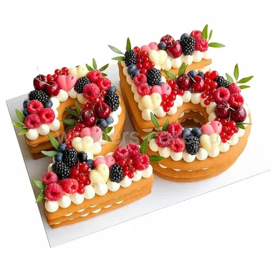 Торт на День Рождения №49 купить в Москве по выгодной цене | Кондитерская  «На Большевике»