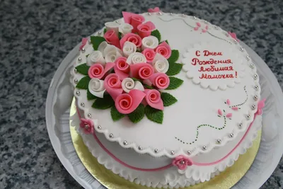 Открытка торт на день рождения | С днем рождения, Открытки, Семейные дни  рождения