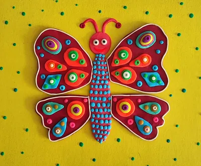 Бабочки для декора и флористики, на прищепке, пластиковые, красные, микс, 5  см и 8 см в Бишкеке купить по ☝доступной цене в Кыргызстане ▶️ max.kg