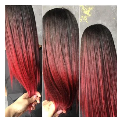 Многогранный цвет волос красное дерево, созданный природой