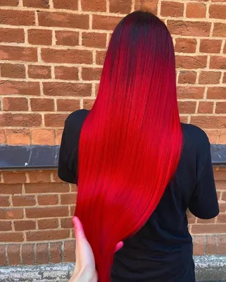 Красный цвет волос каре (31 фото)