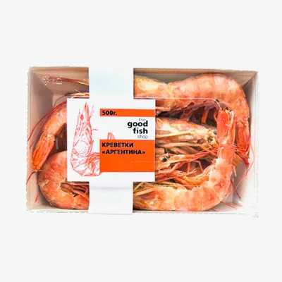 Креветка Good fish Аргентина 500 г | Морепродукты | Arbuz.kz