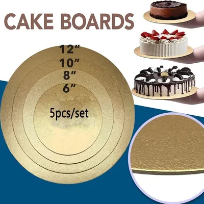 10 шт., круглые прозрачные акриловые украшения для торта | AliExpress