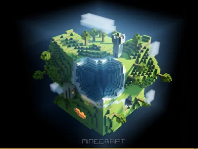 Minecraft :: красивые картинки :: 3d рисунки :: куб :: арт :: Игры :: art  (арт) / картинки, гифки, прикольные комиксы, интересные статьи по теме.