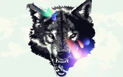 Купить Черно-белая голова волка HD печать холст картины современные  животные настенные художественные принты плакатов крутые фотографии волка  для декора гостиной | Joom