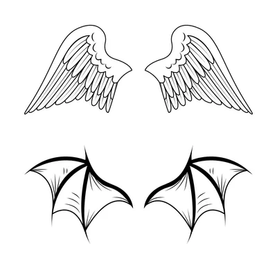 Файл STL пара крыльев ангела настенное искусство крылья ангела настенный  декор 2d искусство 🖼️・Дизайн для загрузки и 3D-печати・Cults