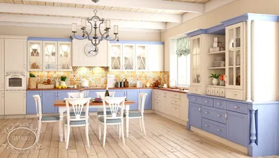 Красивые кухни в стиле кантри – 135 лучших фото дизайна интерьера кухни |  Houzz Россия