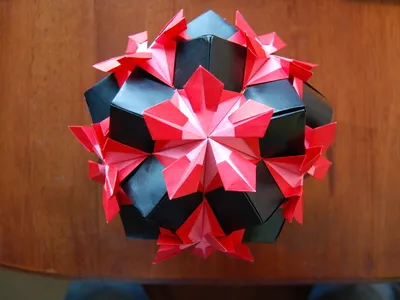 Clover Kusudama by Maria Sinayskaya — Diagram - Go Origami