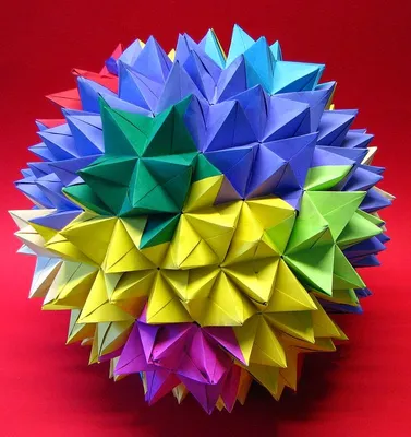 Origami Kusudama Venus.How to make origami Venus with paper.Kusudama Flower  Venus. - YouTube
