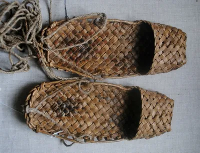 Authentic Russia Russian Handmade Peasant Bast Shoes Lapti Лапти Museum  Piece | eBay