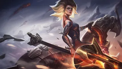 Живые обои Prestige Phoenix Xayah League of Legends / скачать на рабочий  стол