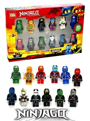 Набор Лего человечки фигурки герои Ниндзяго LEGO 116825472 купить за 99 800  сум в интернет-магазине Wildberries