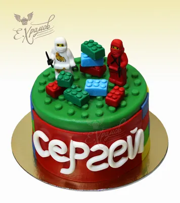 Торт Лего Ниндзяго на День рождения 6 лет | Винные столики, пивницы, виски  | Дзен