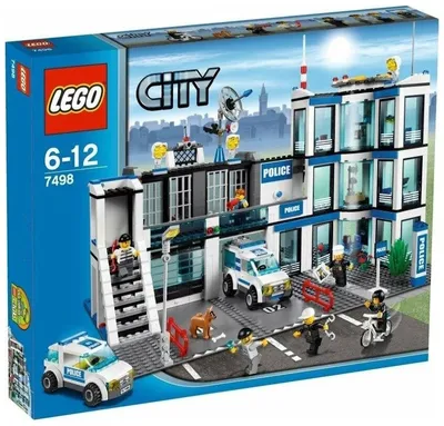 Конструктор для мальчиков Сити Полицейский участок 854 детали совместим с  лего - купить с доставкой по выгодным ценам в интернет-магазине OZON  (1386914903)